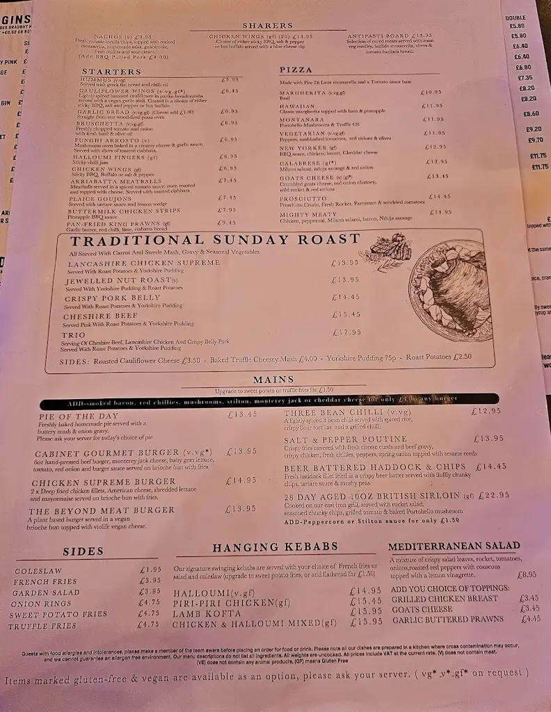 Menu_The Cabinet_Atherton_image_1