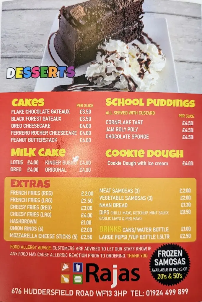 Menu_Raja's Grill_Dewsbury_image_3