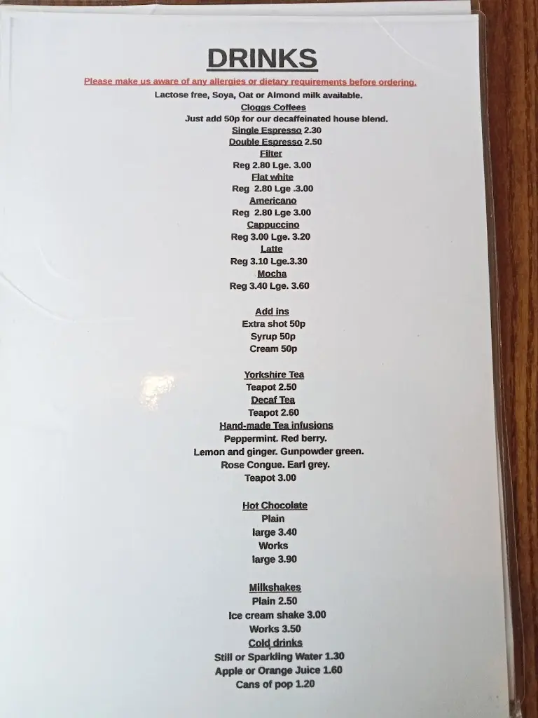 Menu_Cloggs Coffee Shop_Dewsbury_image_2