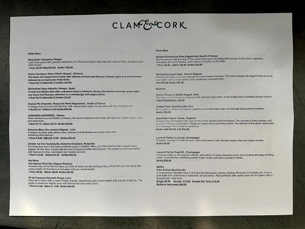 Menu_Clam & Cork_Doncaster_image_4