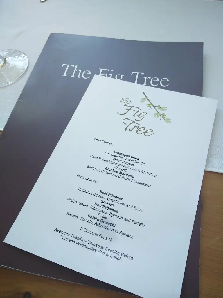 Menu_The Fig Tree Restaurant_Ditchling_immagine_3