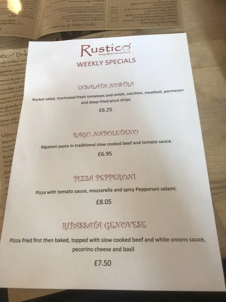 Menu_Rustico Neapolitan _Ditchling_image_3