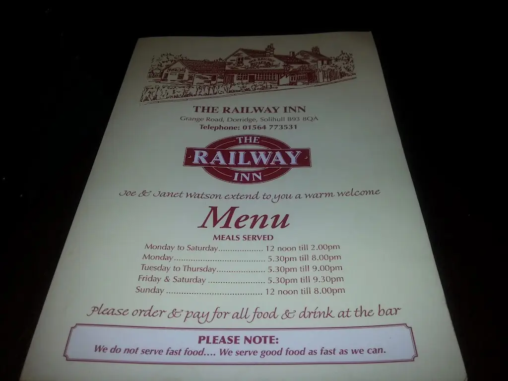 Menu_The Railway Inn_Dorridge_image_4