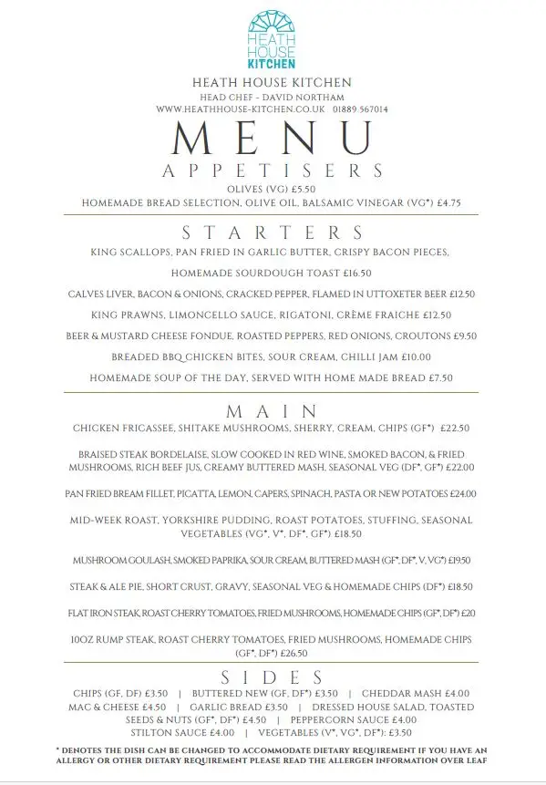 Menu_Heath House Kitchen_Doveridge_image_1