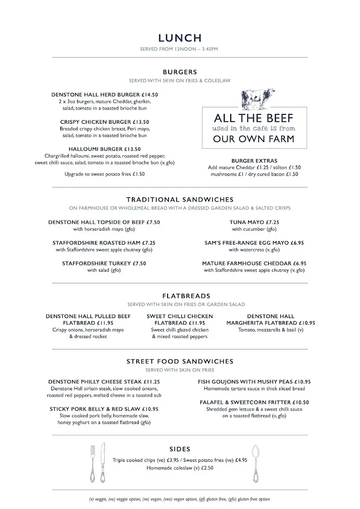Menu_Denstone Hall Farm Shop & Café_Doveridge_image_3