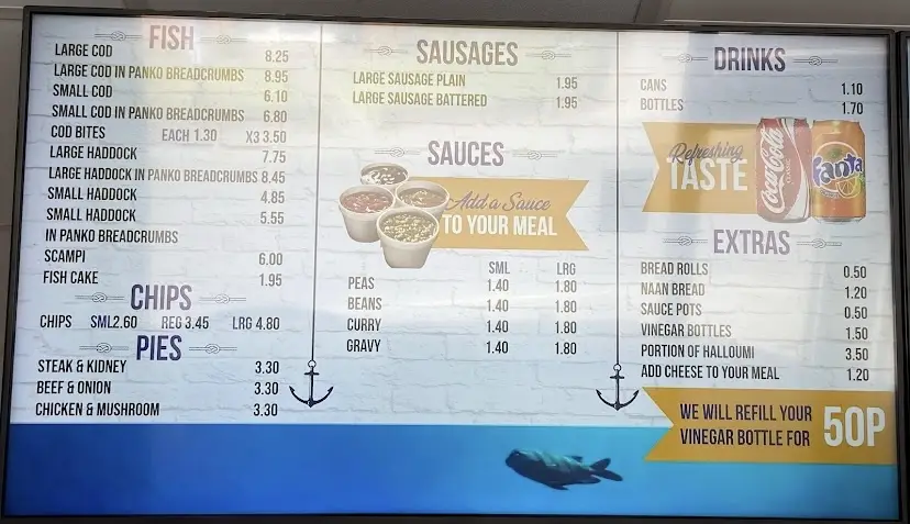 Menu_Draycott Fish Bar_Draycott_immagine_1