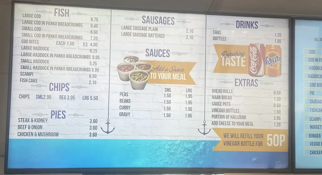 Menu_Draycott Fish Bar_Draycott_immagine_2