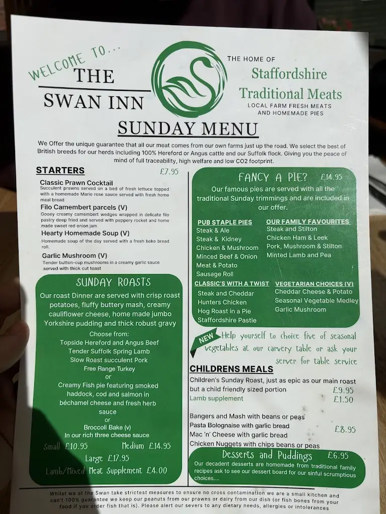 Menu_The Swan Inn_Draycott_image_1