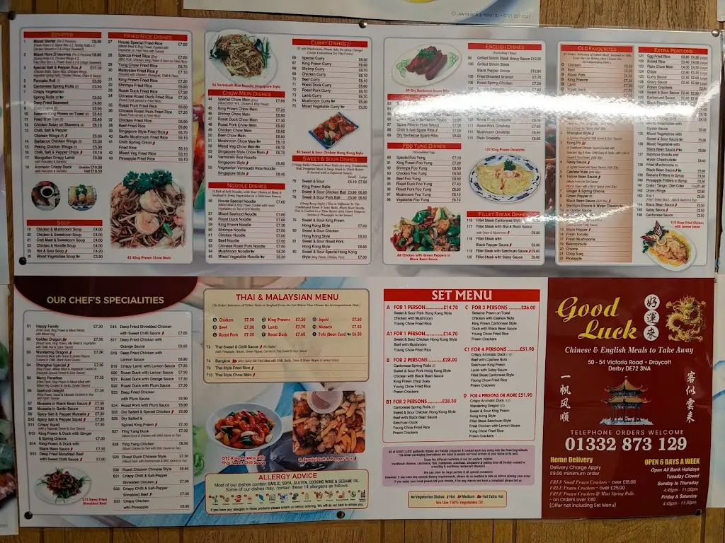 Menu_Good Luck_Draycott_image_1