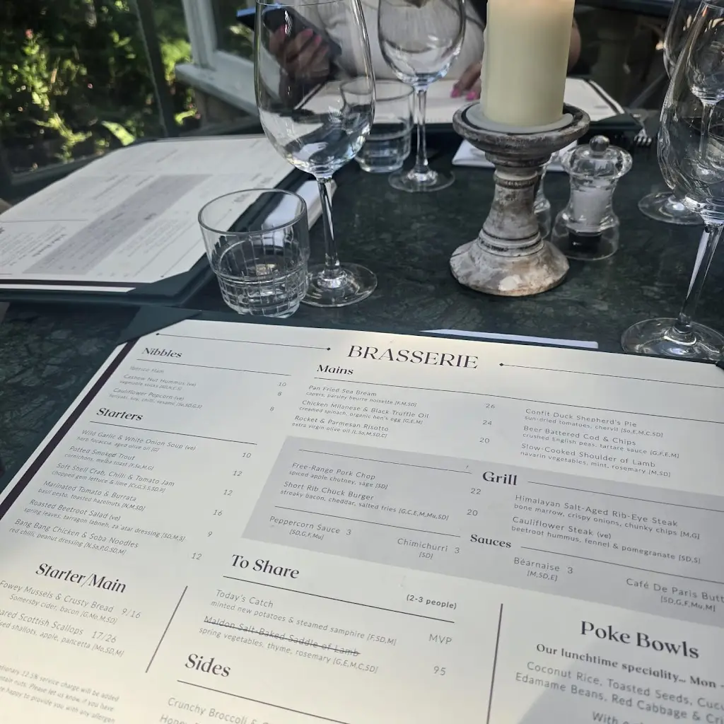 Menu_1760 Brasserie at The Barnsdale_District of Rutland_image_1