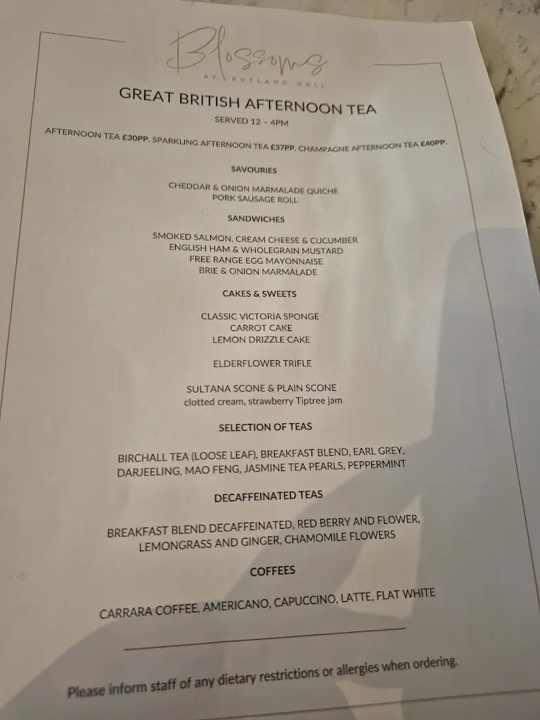 Menu_Blossoms Restaurant_District of Rutland_image_1