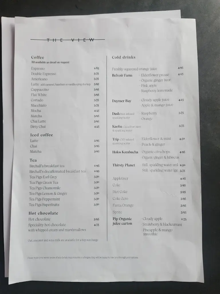 Menu_The View at Rutland Nursery_District of Rutland_immagine_3