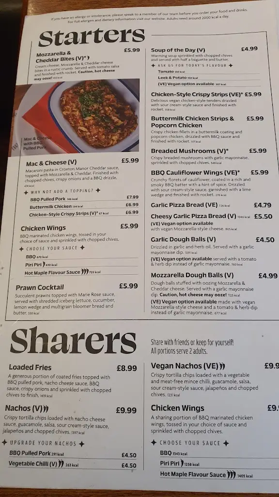 Menu_Old Buttercross_District of Rutland_image_1