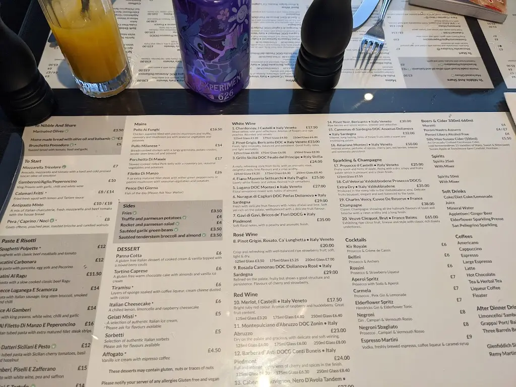 Menu_Aroma Ristorante Italiano_Dorking_image_2