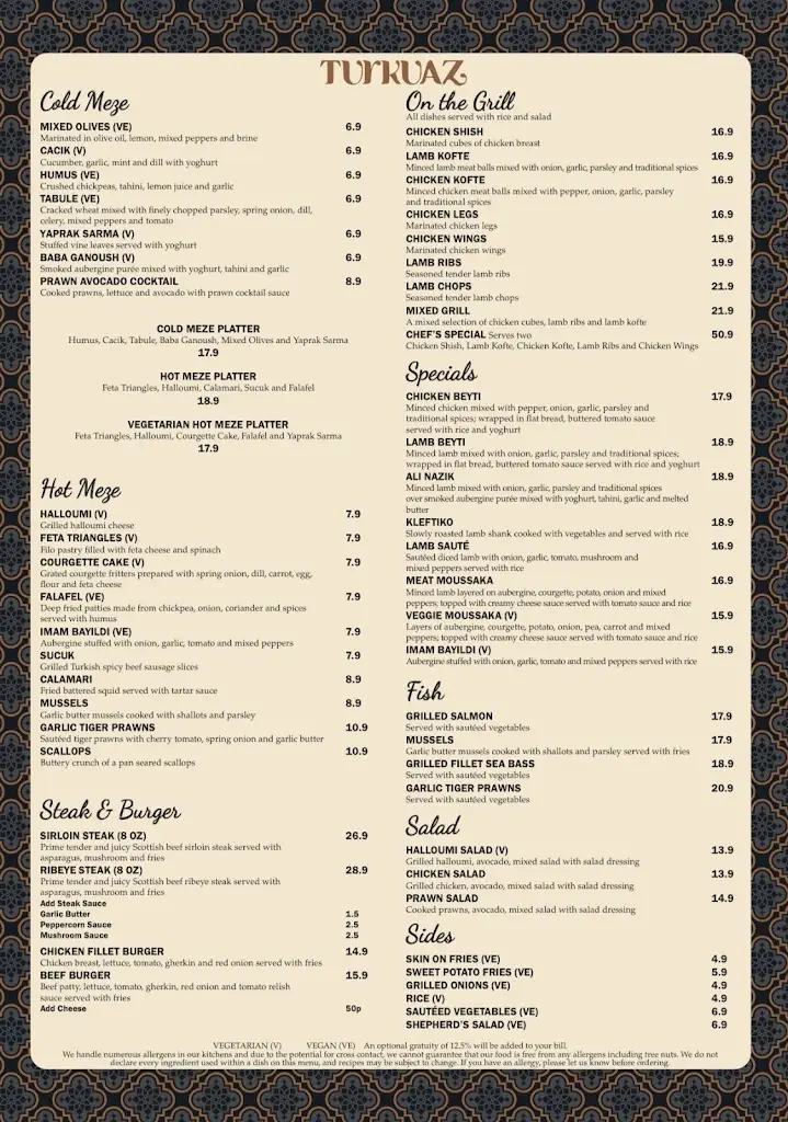 Menu_Turkuaz Restaurant Dorking_Dorking_imagen_4
