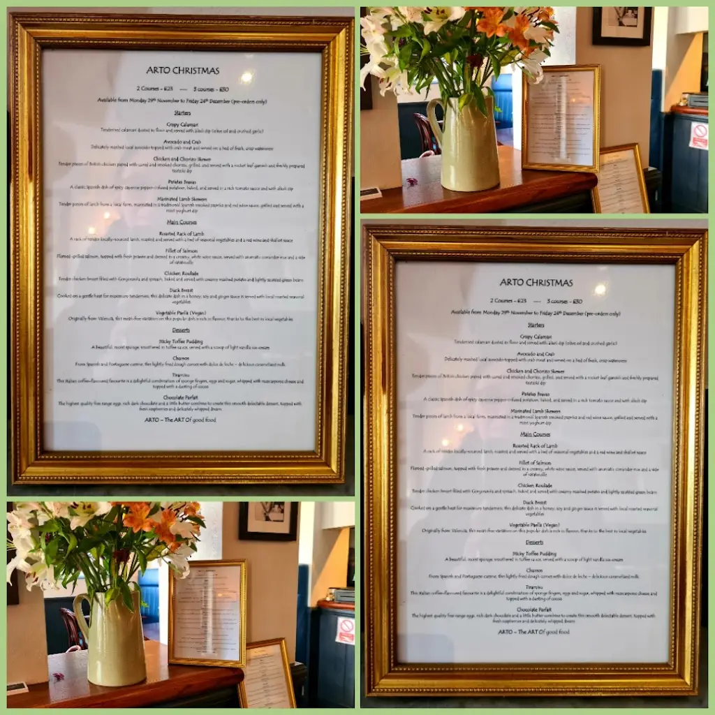 Menü_Arto Restaurant_Dorking_Bild_3