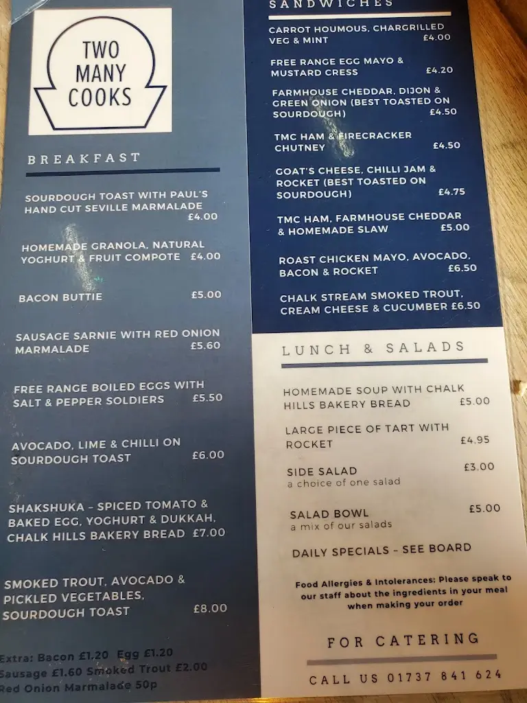 Menu_Two Many Cooks_Dorking_image_3
