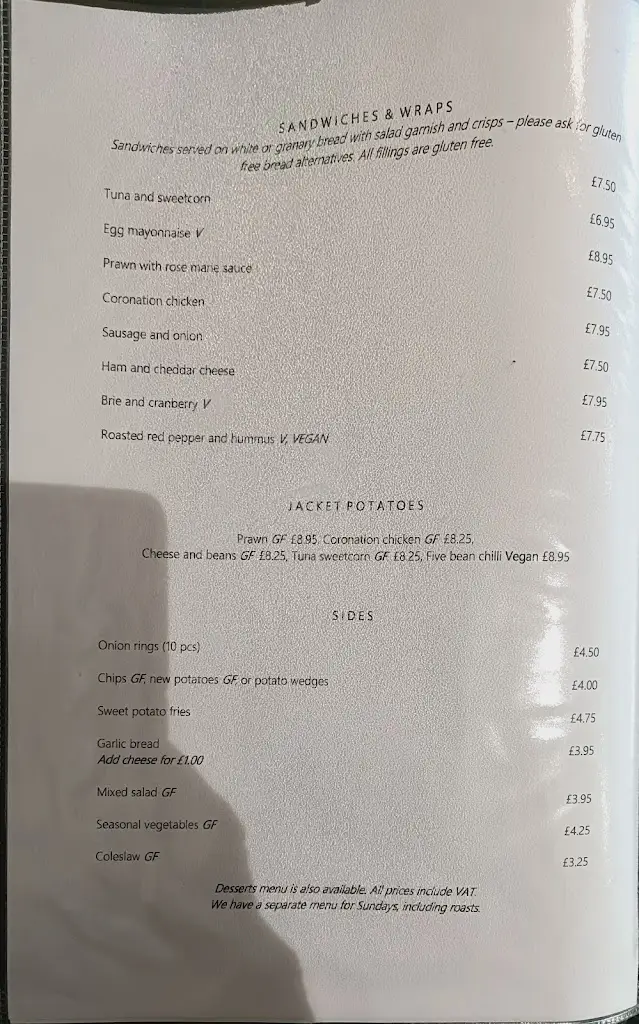 Menu_The Waterfront Harwich_Dovercourt_image_1