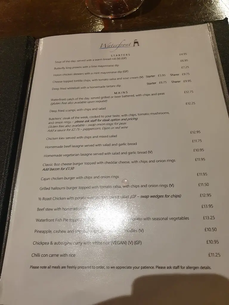 Menu_The Waterfront Harwich_Dovercourt_image_4