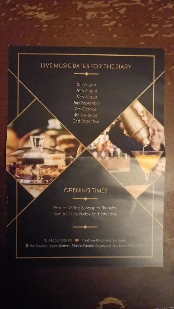 Menu_The Pavilion_Dovercourt_image_2