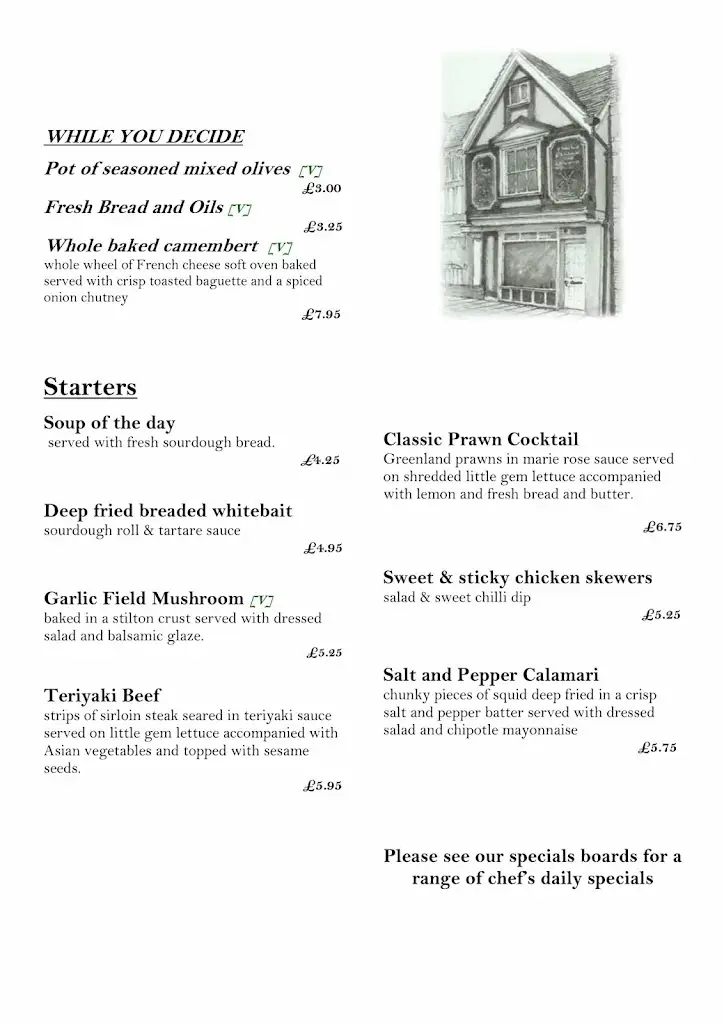 Menu_The Crown Post_Dovercourt_image_1