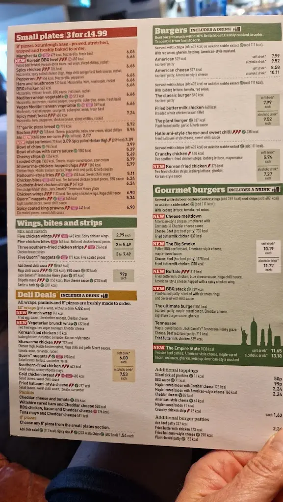 Menu_The Bottle Kiln - JD Wetherspoon_Dovercourt_image_1
