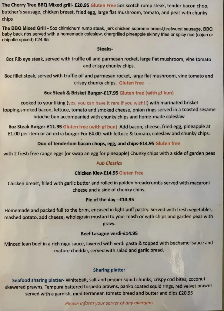 Menu_Ye Olde Cherry Tree, Little Oakley_Dovercourt_imagen_3