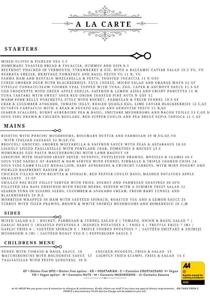 Menu_Al Molo-Dorchester_Dorchester_image_1