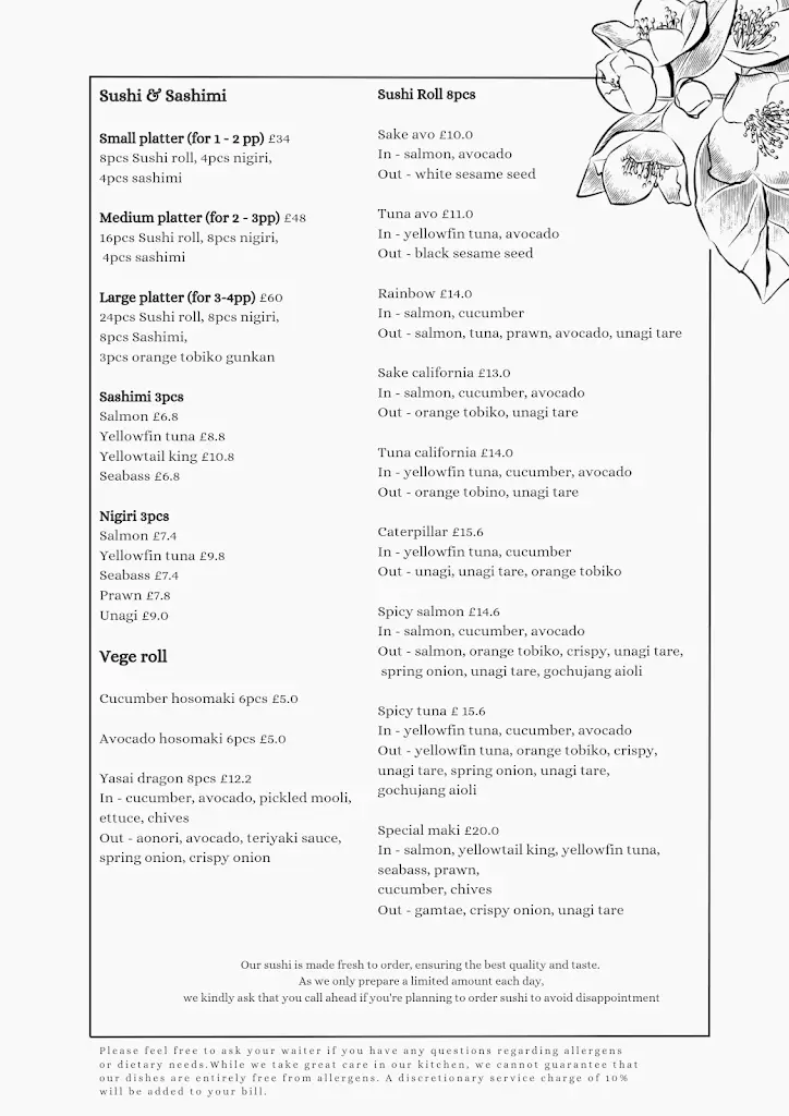 Menu_Myra's Korean and Japanese Restaurant_Dorchester_image_2