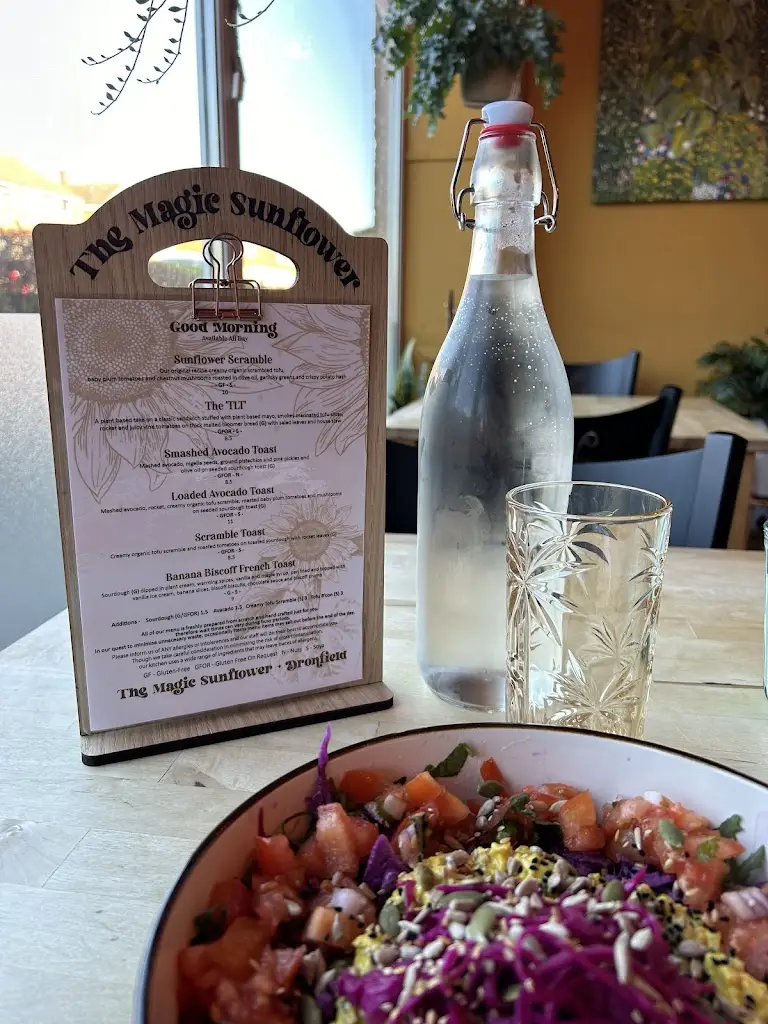 Menu_The Magic Sunflower_Dronfield_image_4