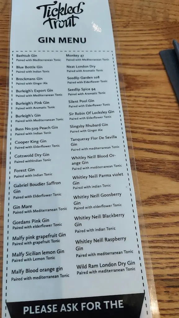 Menu_The Tickled Trout_Dronfield_image_4