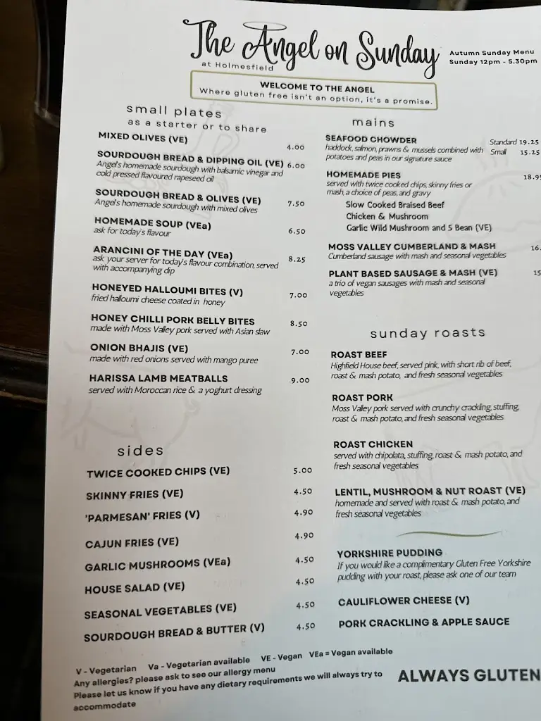 Menu_The Angel at Holmesfield_Dronfield_image_4