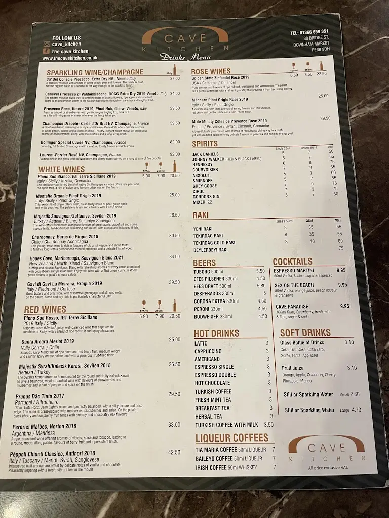 Menu_The Cave Restaurant_Downham Market_image_3