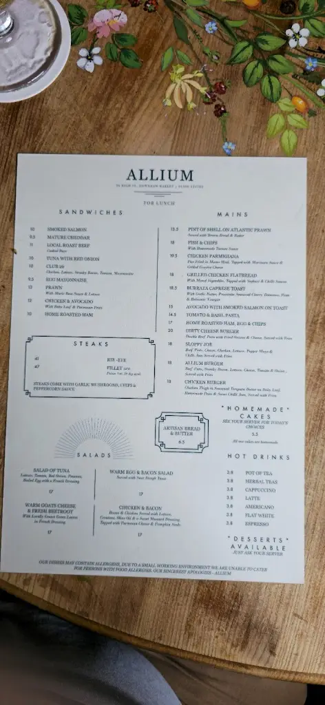 Menu_Allium_Downham Market_image_3