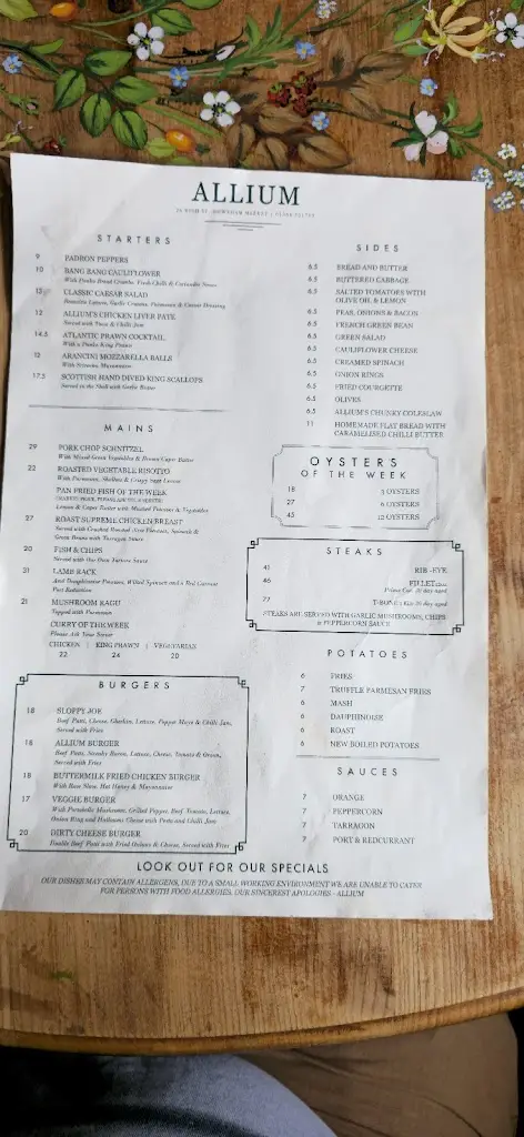 Menu_Allium_Downham Market_image_4
