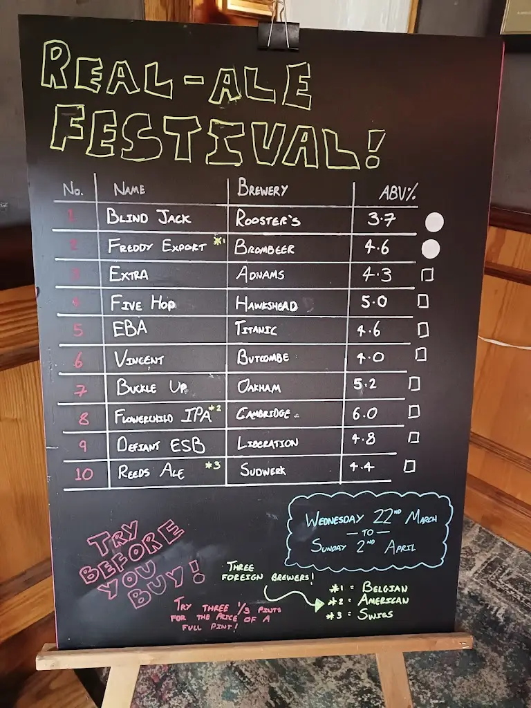 Menu_The Whalebone - JD Wetherspoon_Downham Market_image_1