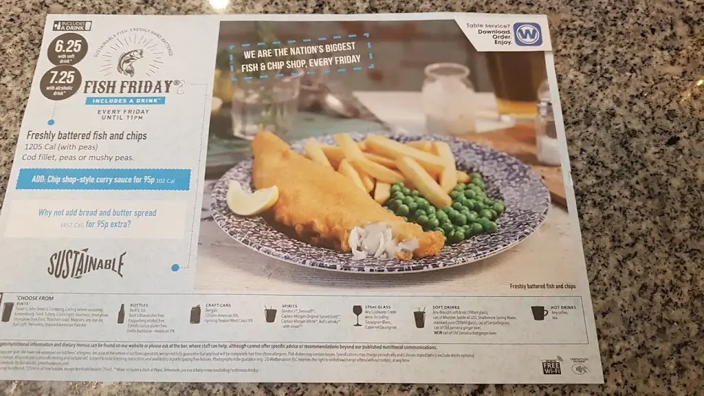 Menu_The Whalebone - JD Wetherspoon_Downham Market_image_3