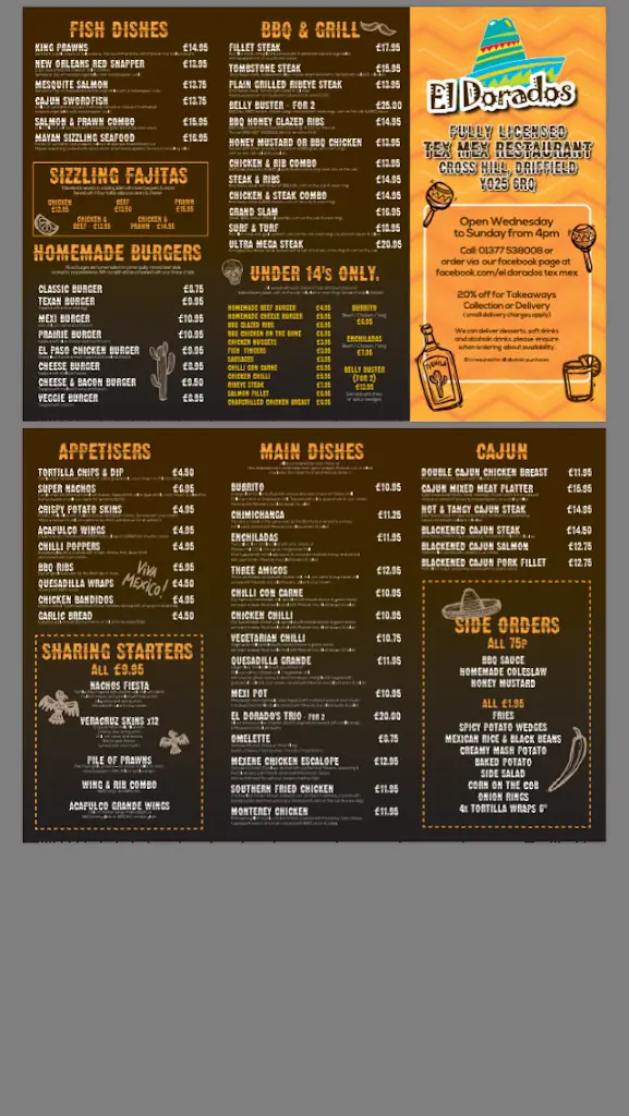 Menu_El Dorados Tex Mex_Driffield_image_1