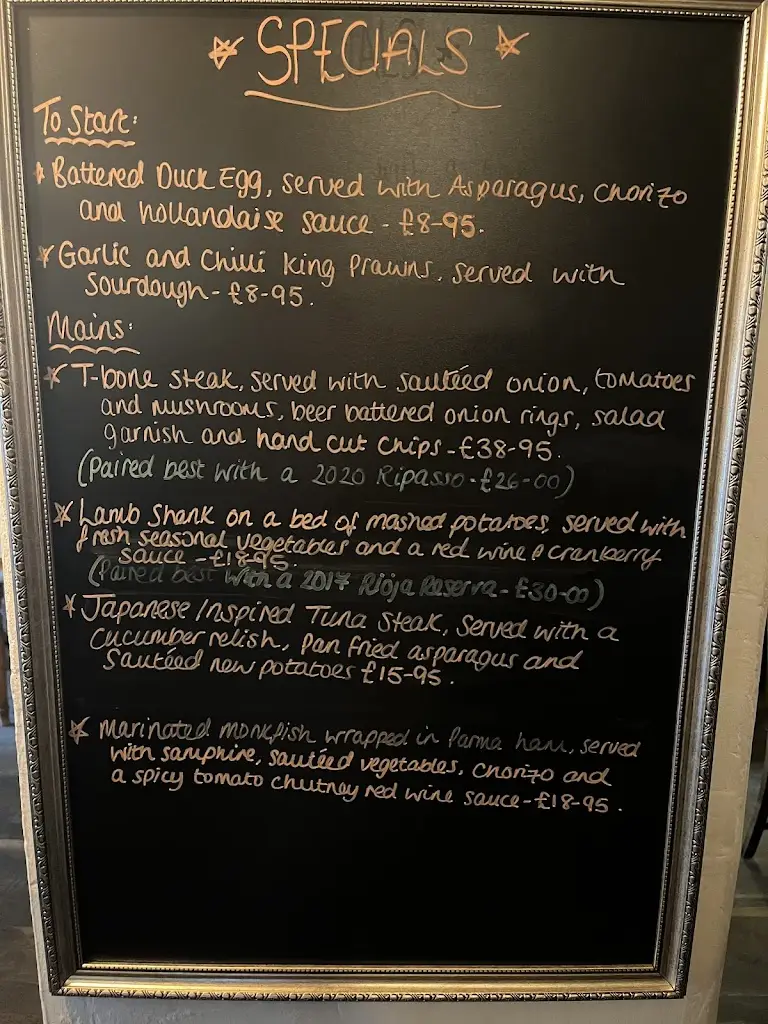 Menu_The Old Star_Driffield_image_1