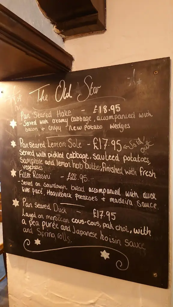 Menu_The Old Star_Driffield_image_4
