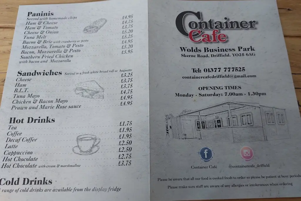 Menu_Container Cafe_Driffield_image_1