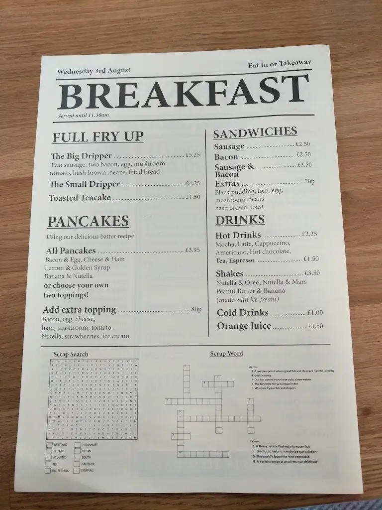 Menu_The Scrap Box_Dunnington_image_4