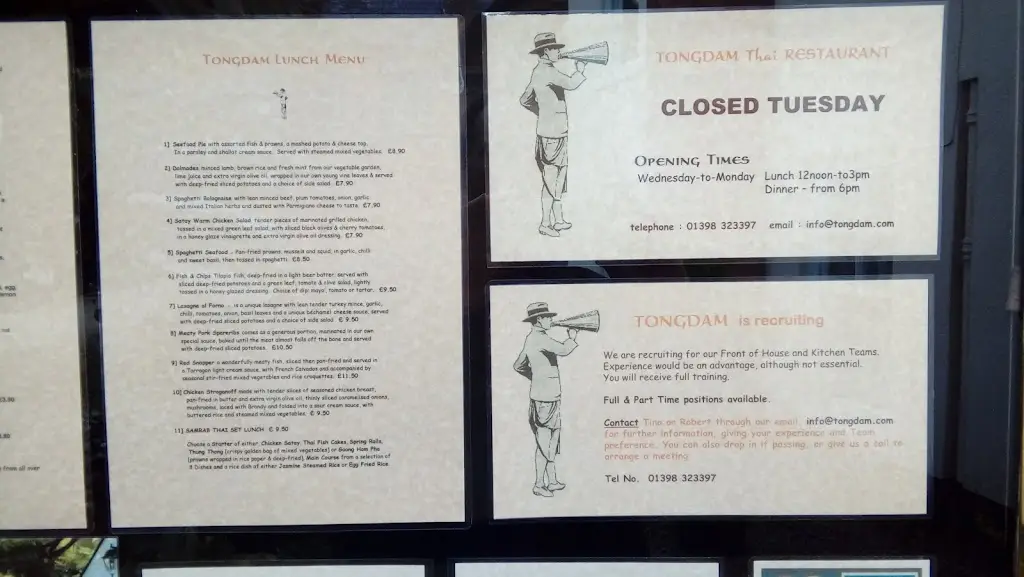 Menu_Tongdam Thai Restaurant_Dulverton_image_2