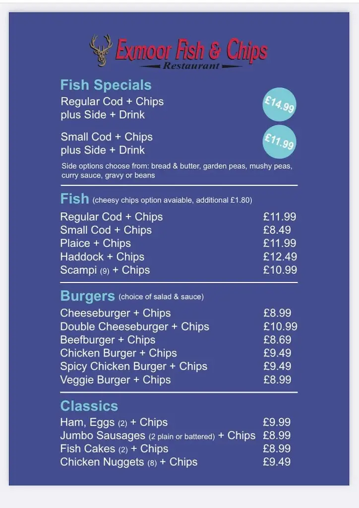 Menu_Exmoor Fish & Chips Restaurant_Dulverton_image_2