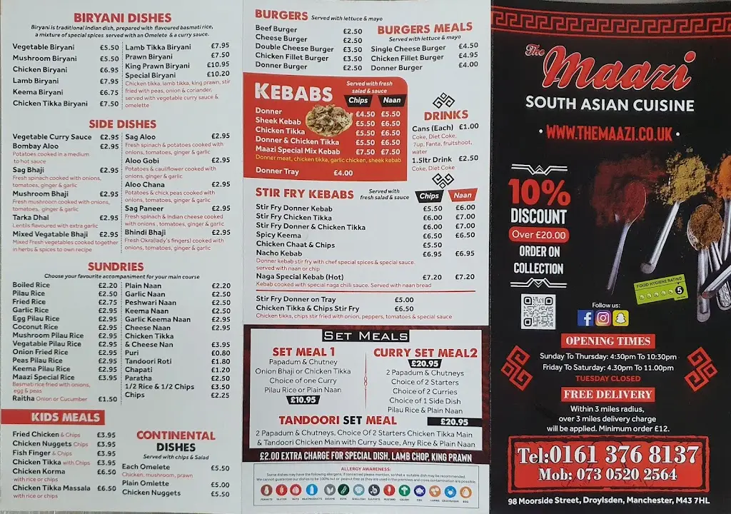 Menu_The Maazi_Droylsden_image_2