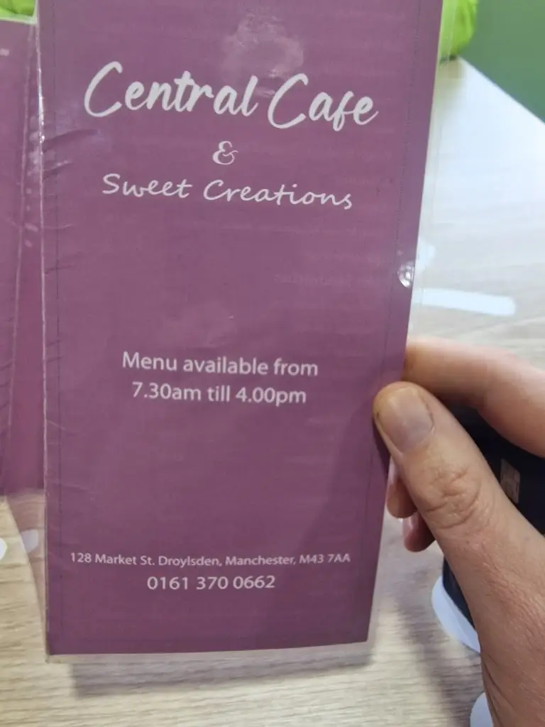 Menu_Central Cafe and Sweet Creations_Droylsden_image_2