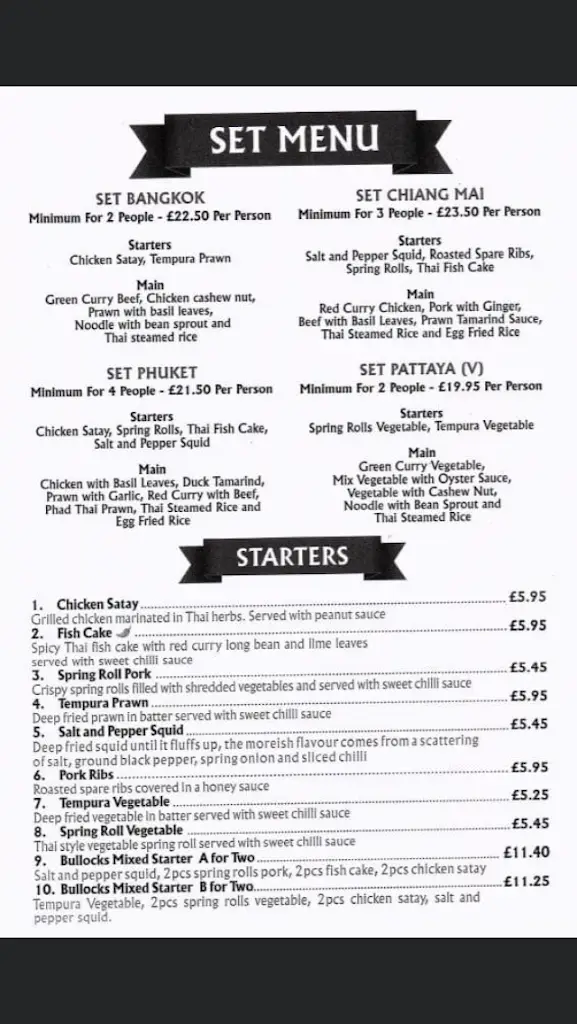 Menu_Thai at Bullocks Bistro & Bar_Droitwich_image_3