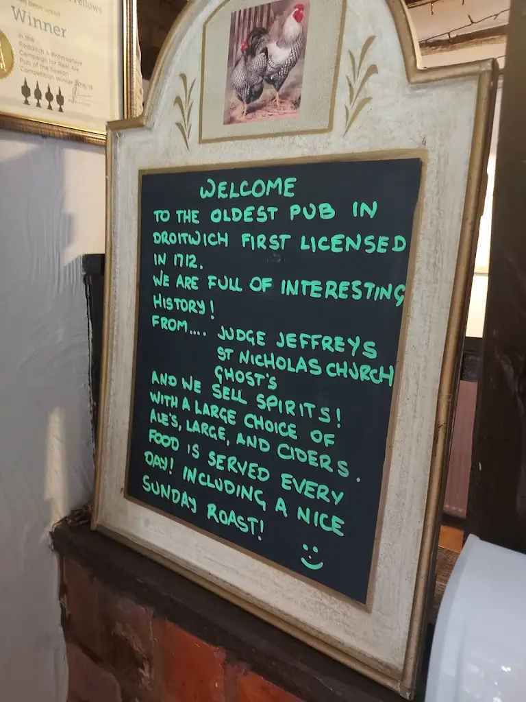 Menu_Old Cock Inn_Droitwich_image_2