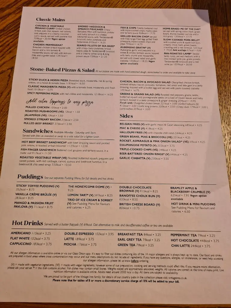 Menu_The Robin Hood_Droitwich_image_1