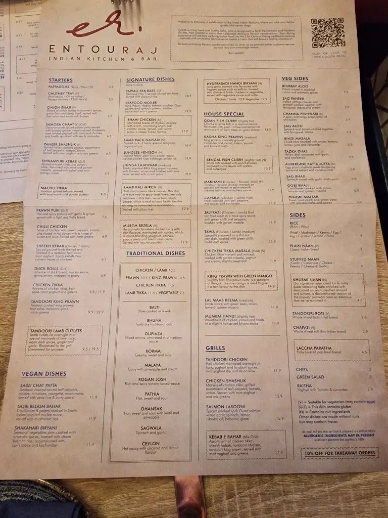 Menu_Entouraj Indian Kitchen & Bar_Droitwich_image_1